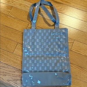 Gray Four Seasons Paris Tote Bag with Pattern